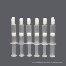 1ml 2ml 3ml 5ml 10ml 20ml kosmetische luftlose Injektionsflasche Plastische Sicherheitsspritze Hyaluronische Serumverpackung für Hautpflege